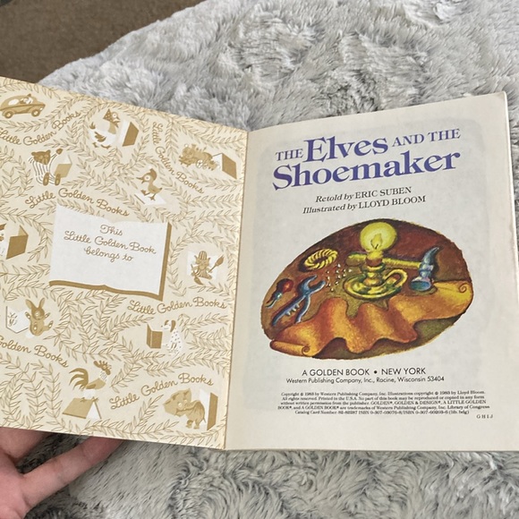 The elves and the shoemaker little golden book vintage copyright 1883 - Picture 2 of 5